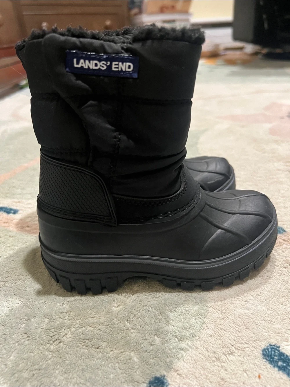 LIGHTLY WORN - Lands’ End Toddler Snow Boots, Size:7M